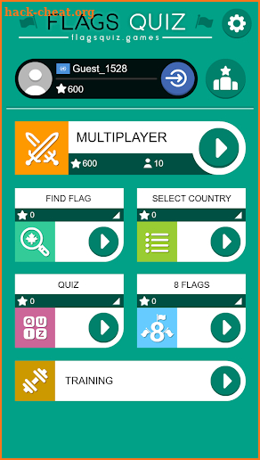 Multiplayer Flags Quiz screenshot