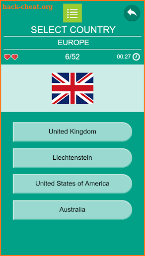 Multiplayer Flags Quiz screenshot