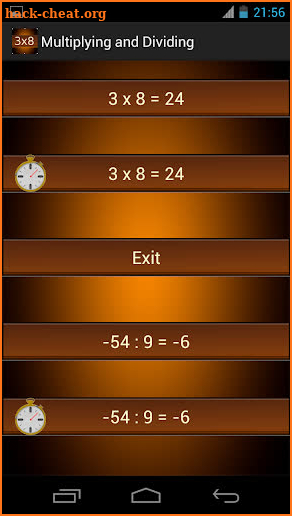 Multiplication and Division screenshot