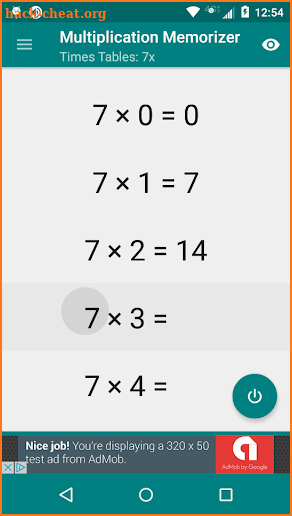 Multiplication Memorizer screenshot