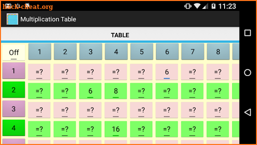 Multiplication Table Free screenshot