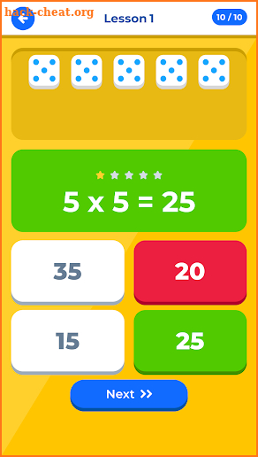 Multiplication Table IQ screenshot