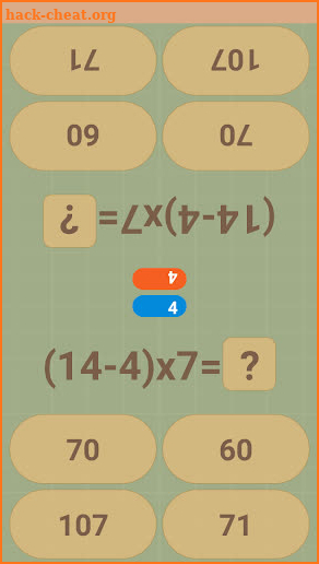 Multiplication table learning and challenge app screenshot