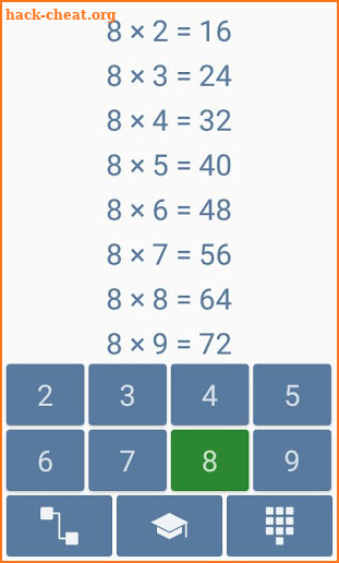 Multiplication table Premium screenshot