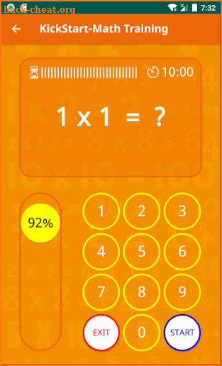 Multiplication Table Trainer Kickstart-Math screenshot