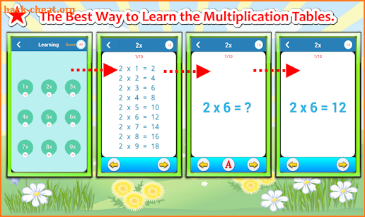 Multiplication Tables Challenge (Math Games) screenshot