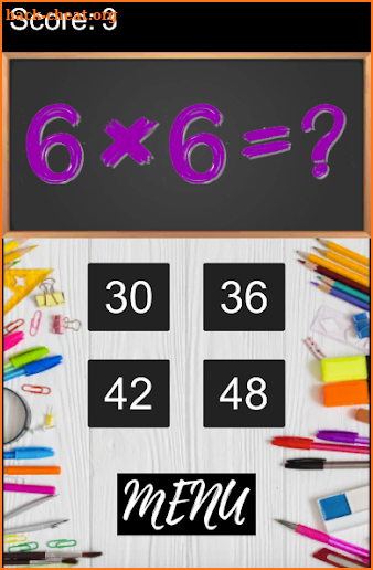 Multiplication Tables - Free Math Game for Kids screenshot