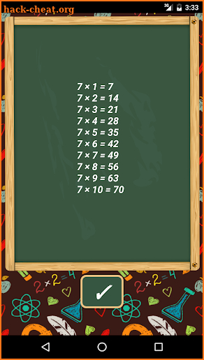Multiplication Tables Learn screenshot