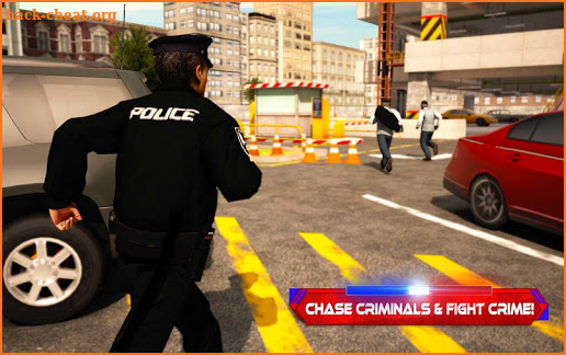 Multistory Police Car Parking Crime Escape Control screenshot