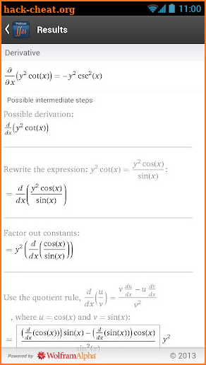 Multivariable Calculus App screenshot