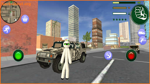 Mummy Stickman Rope Hero  Gangstar crime Simulator screenshot