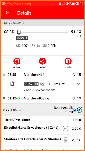 München Navigator screenshot