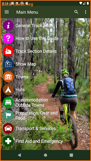 Munda Biddi Trail Guide screenshot