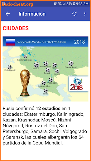 Mundial Rusia 2018 screenshot