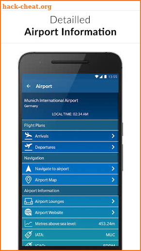Munich Airport Guide - Flight information MUC screenshot