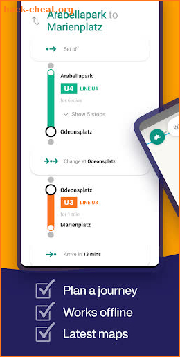 Munich Metro - Map and Route screenshot
