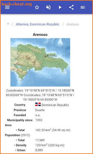 Municipalities of Dominican Republic screenshot