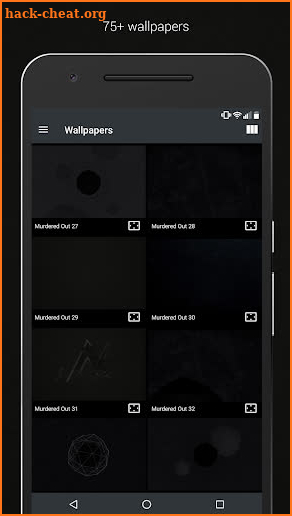 Murdered Out - Black Icon Pack (Pro Version) screenshot