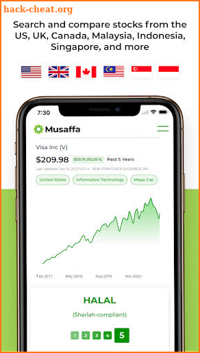 Musaffa - Halal Stock Screener screenshot