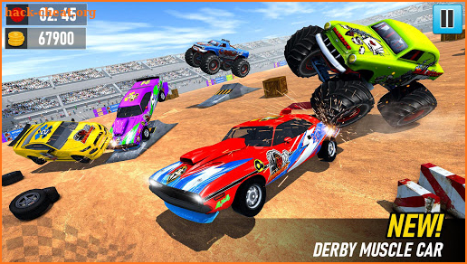 Muscle Car Demolition Derby Crash Stunt Car Games screenshot