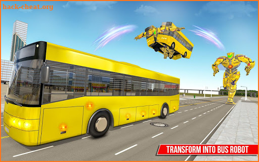 Muscle car robot game – Bus robot transform games screenshot