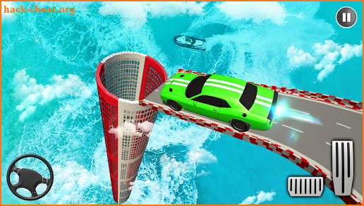 Muscle Car Stunts 3D Mega Ramp Driving Fun Games screenshot