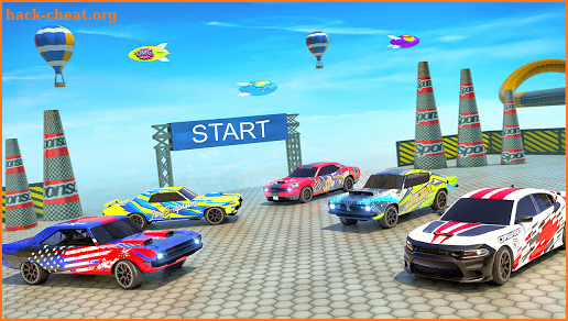 Muscle Car Stunts Simulator - Mega Ramp Car Game screenshot