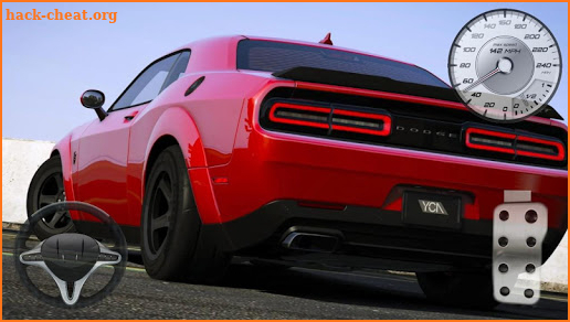 Muscle Dodge Challenger - Hellcat Driving USA screenshot