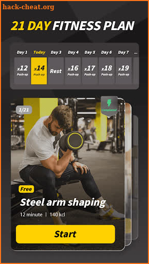 Muscle Monster Workout Planner screenshot