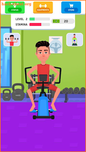 Muscle Workout Clicker- Bodybuilding game screenshot