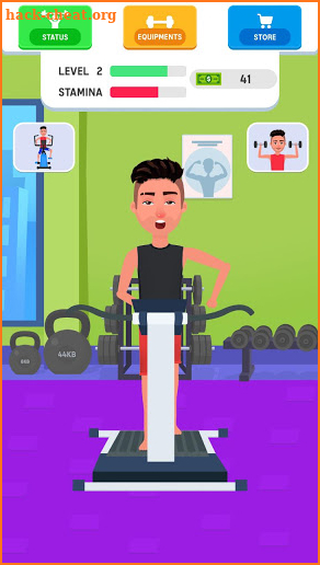 Muscle Workout Clicker- Bodybuilding game screenshot