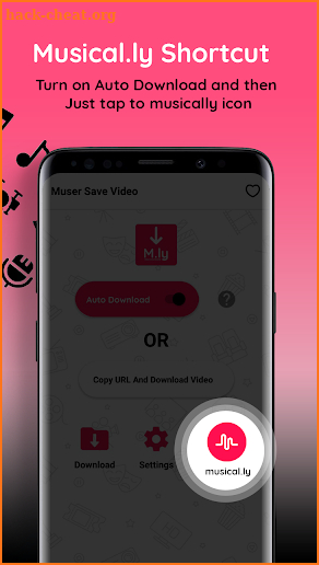 Muser download for musically Musesave, Tik tok app screenshot