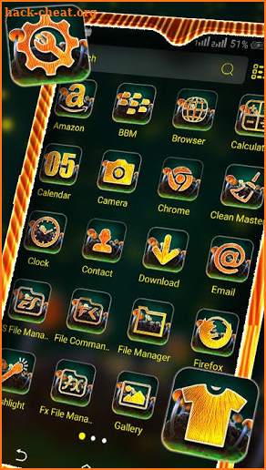 Mushroom Firefly Theme Launcher screenshot