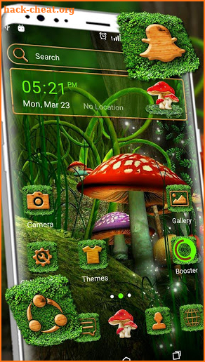 Mushroom Forest Launcher Theme screenshot