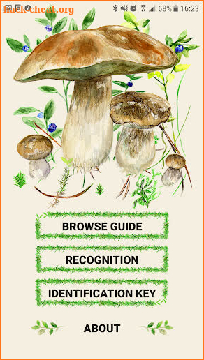 Mushrooms app screenshot