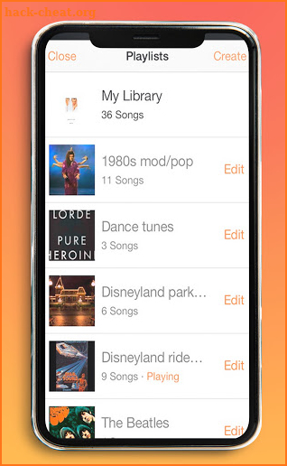 Musi-Simple Music Streaming Clues screenshot