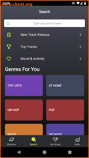 Musi Stream: Simple Free Music Streaming screenshot