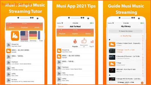 Musi Streaming Guide for Best Music 2021 screenshot