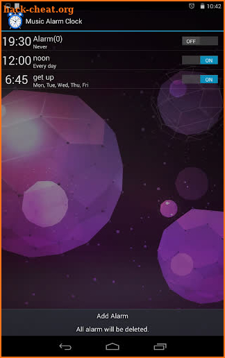 Music Alarm Clock screenshot