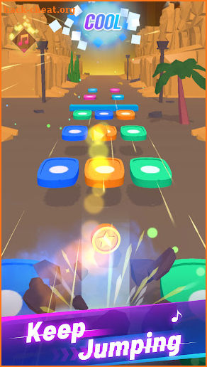Music Ball Color: Color Hop 3D screenshot