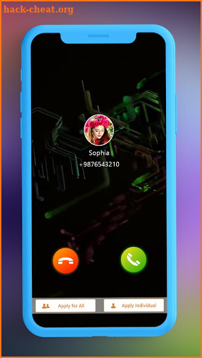 Music Call Color Phone Screen screenshot