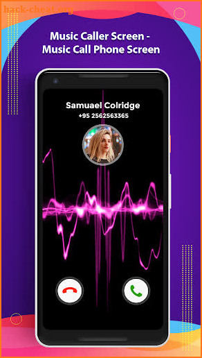 Music Caller Screen - Music Call Phone Screen screenshot