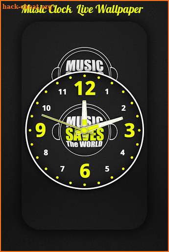 Music Clock Live Wallpaper screenshot