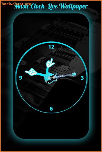 Music Clock Live Wallpaper screenshot