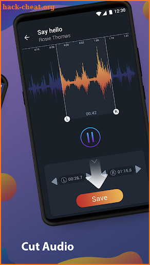 Music cutter ringtone maker - MP3 cutter editor screenshot