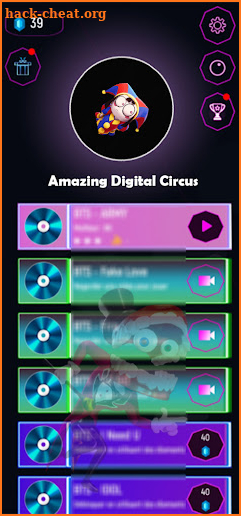 Music Digital Circus Tiles Hop screenshot