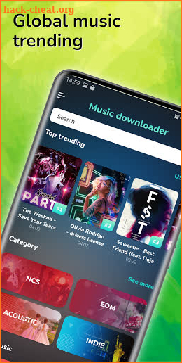 Music downloader screenshot
