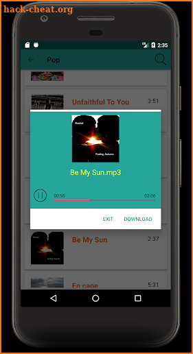 Music downloader Mp3-Art screenshot
