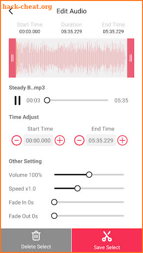 Music Editor - Audio Editor screenshot