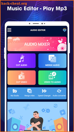 Music Editor: MP3 Cutter, Mix Audio screenshot
